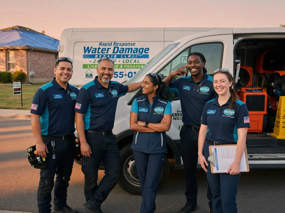 Water Damage Restoration company in Hamshire, TX