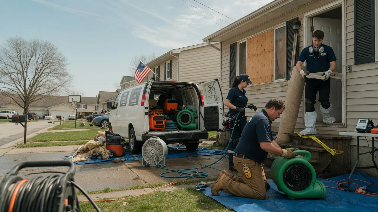 Water Damage Restoration in Hamshire, TX near me